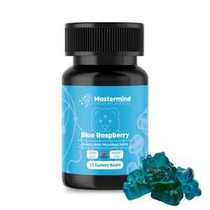 Mastermind Psilo Magic Mushroom Gummy Bear Microdose – 3000MG – Blue Raspberry