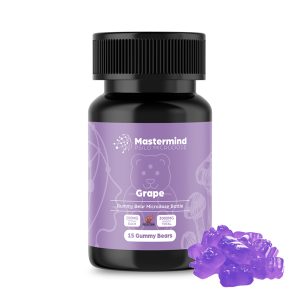 Mastermind Psilo Magic Mushroom Gummy Bear Microdose – 3000MG – Grape
