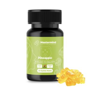 Mastermind Psilo Magic Mushroom Gummy Bear Microdose – 3000MG – Pineapple