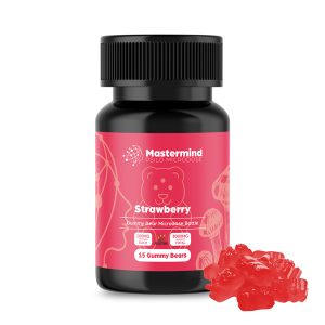 Mastermind Psilo Magic Mushroom Gummy Bear Microdose – 3000MG – Strawberry